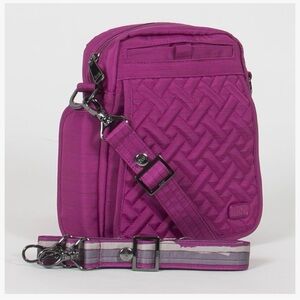 Lug Pink Quilted Crossbody Bag